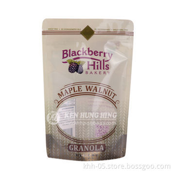 Aluminum Foil Bag, Printed Zipper Bag with Clear Window